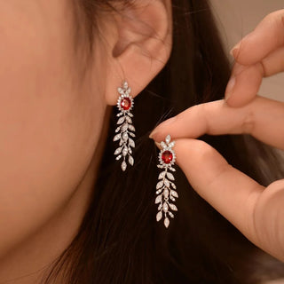 Crystal Zircon Stud Earrings