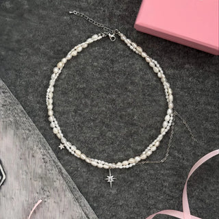 Pearl Gold Pendant Necklace 2