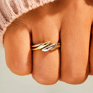 Gold Silver Ring 7