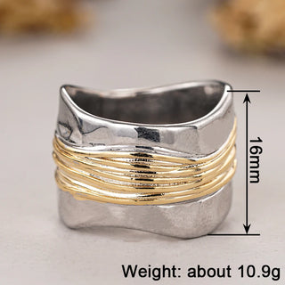 Gold Silver Ring 5