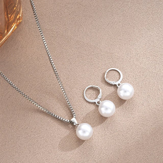 Pearl Pendant Jewelry Set