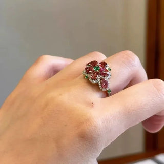 Crystal Zircon Ring 7