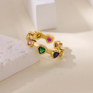 Zircon Gold Ring 19
