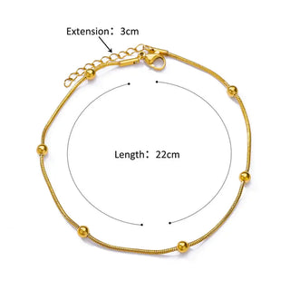 Gold Stainless Anklet 2
