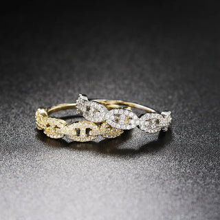 Zircon Gold Ring 2