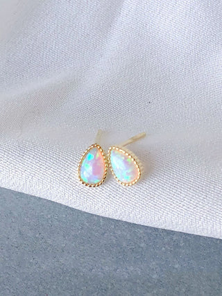 Zircon Gold Stud Earrings 3