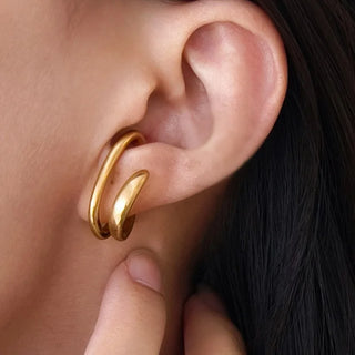 Gold Silver Earrings