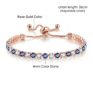 Zircon Rose Gold Bracelet