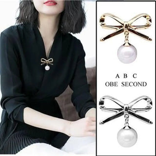 Pearl Gold Brooch