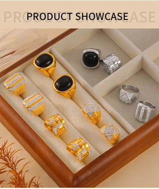 Zircon Gold Ring 15