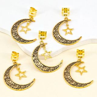 Star Moon Hair Barrette