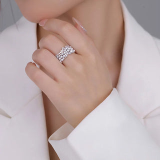 Pearl Zircon Ring 2