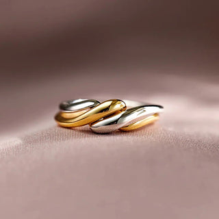 Gold Silver Ring 7
