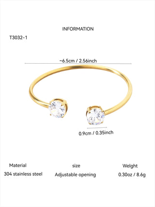 Crystal Gold Bracelet