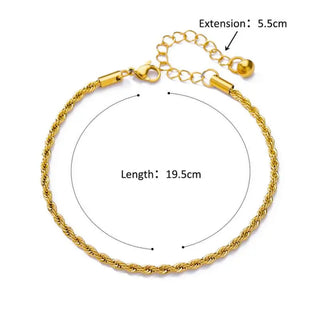 Gold Stainless Anklet 2