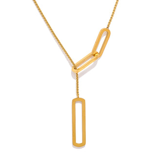 Gold Stainless Pendant Necklace