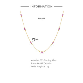 Zircon Gold Choker Necklace