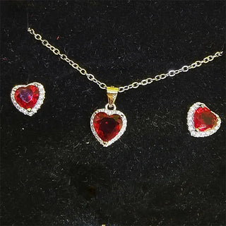 Zircon Gold Jewelry Set