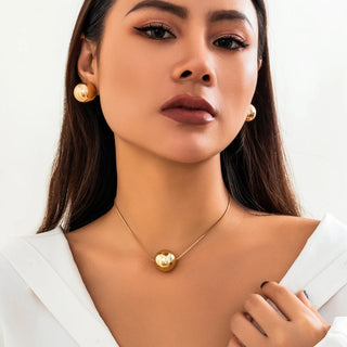 Gold Silver Jewelry Set