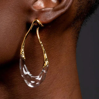 Modern Design Drop Earrings