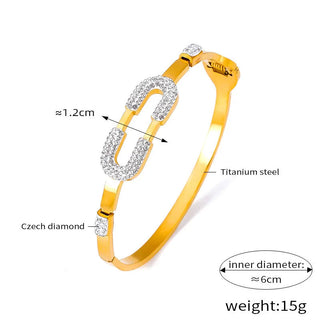 Zircon Gold Bracelet 6