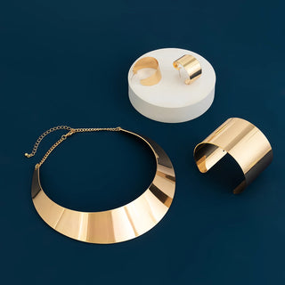 Exaggerated Wide Jewelry Set