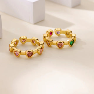 Zircon Gold Ring 19