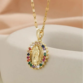 Zircon Star Pendant Necklace